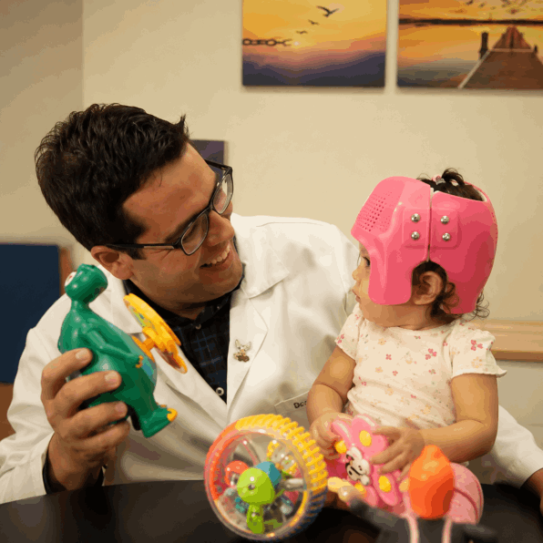 Atendimento de osteopatia pediátrica